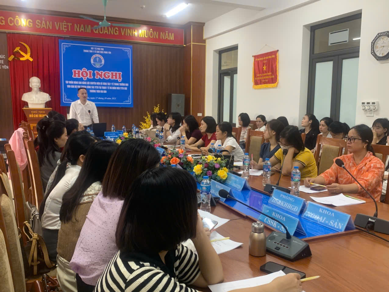 TẬP HUẤN NÂNG CAO NĂNG LỰC CÔNG TÁC Y TẾ HỌC ĐƯỜNG NĂM 2025